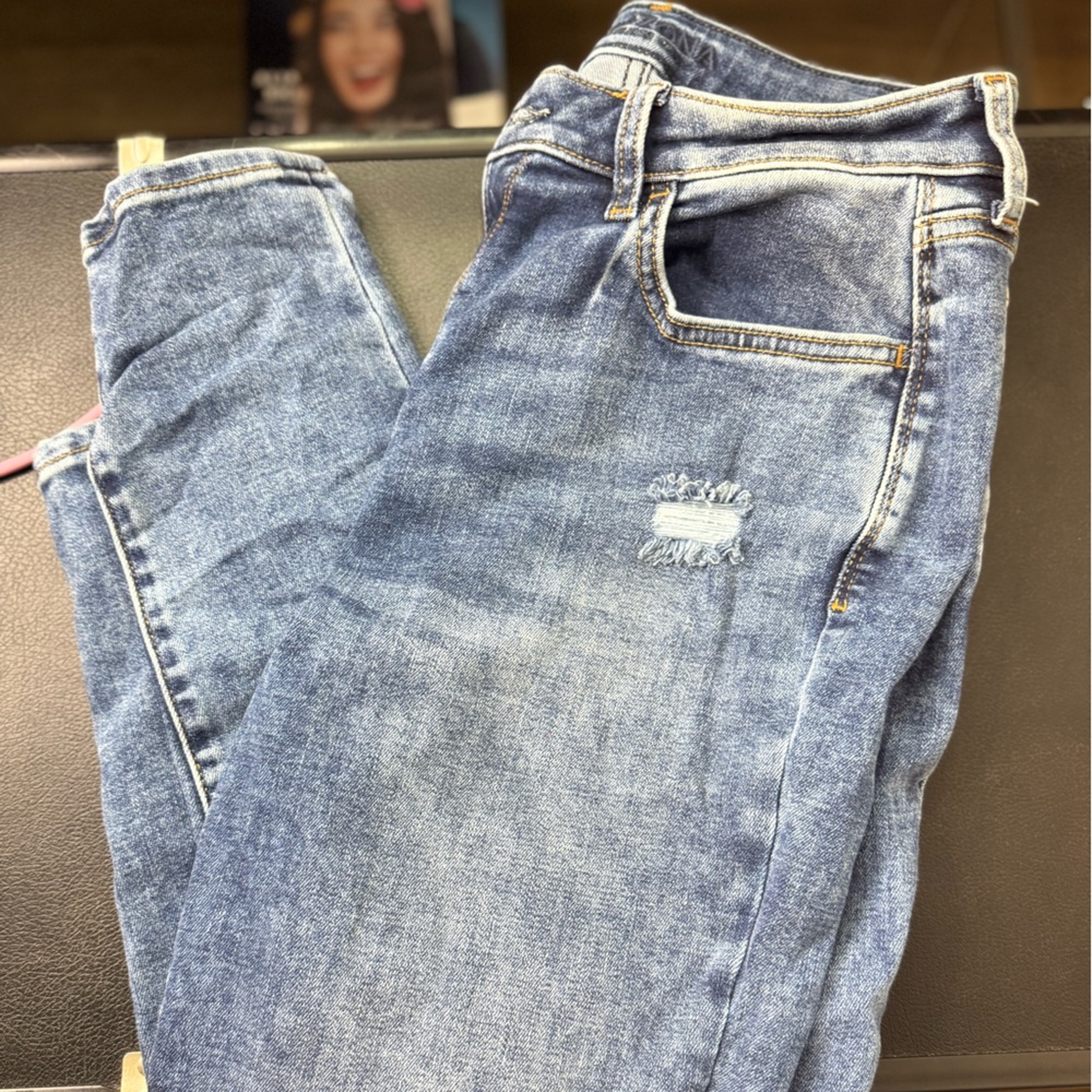 Edgy High Rise Skinny Leg Jeans